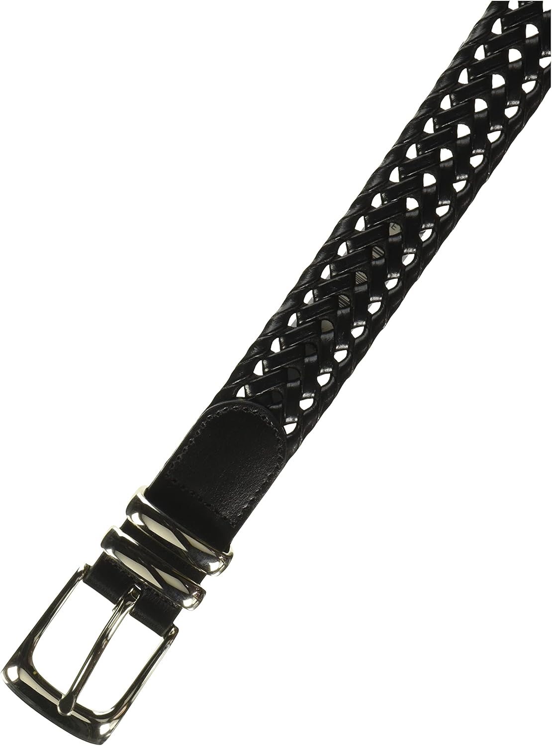 Perry Ellis Men's Portfolio Braided Leather Belt - Image 2