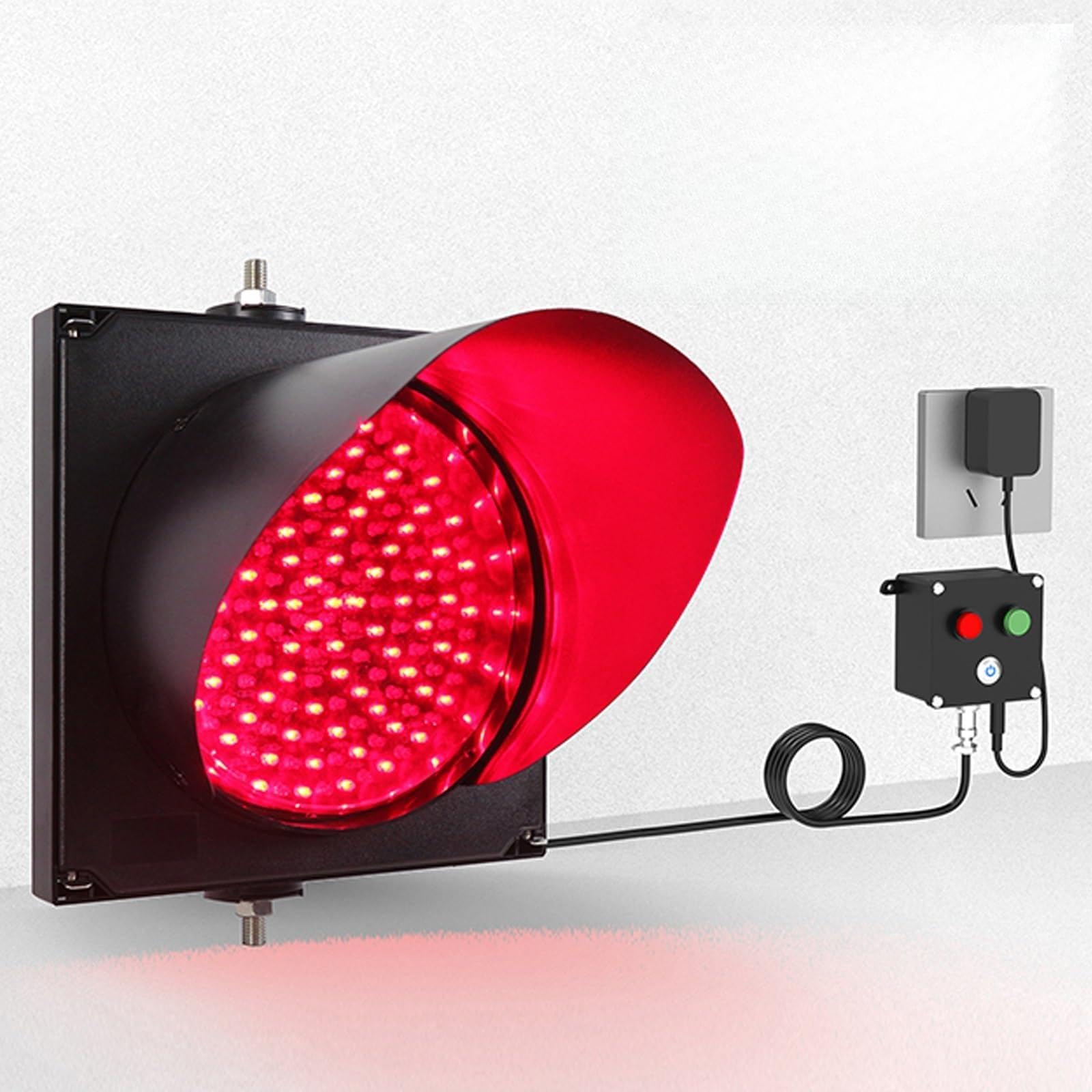 Feu d'avertissement pour garage et quai de chargement LED 8 pouces