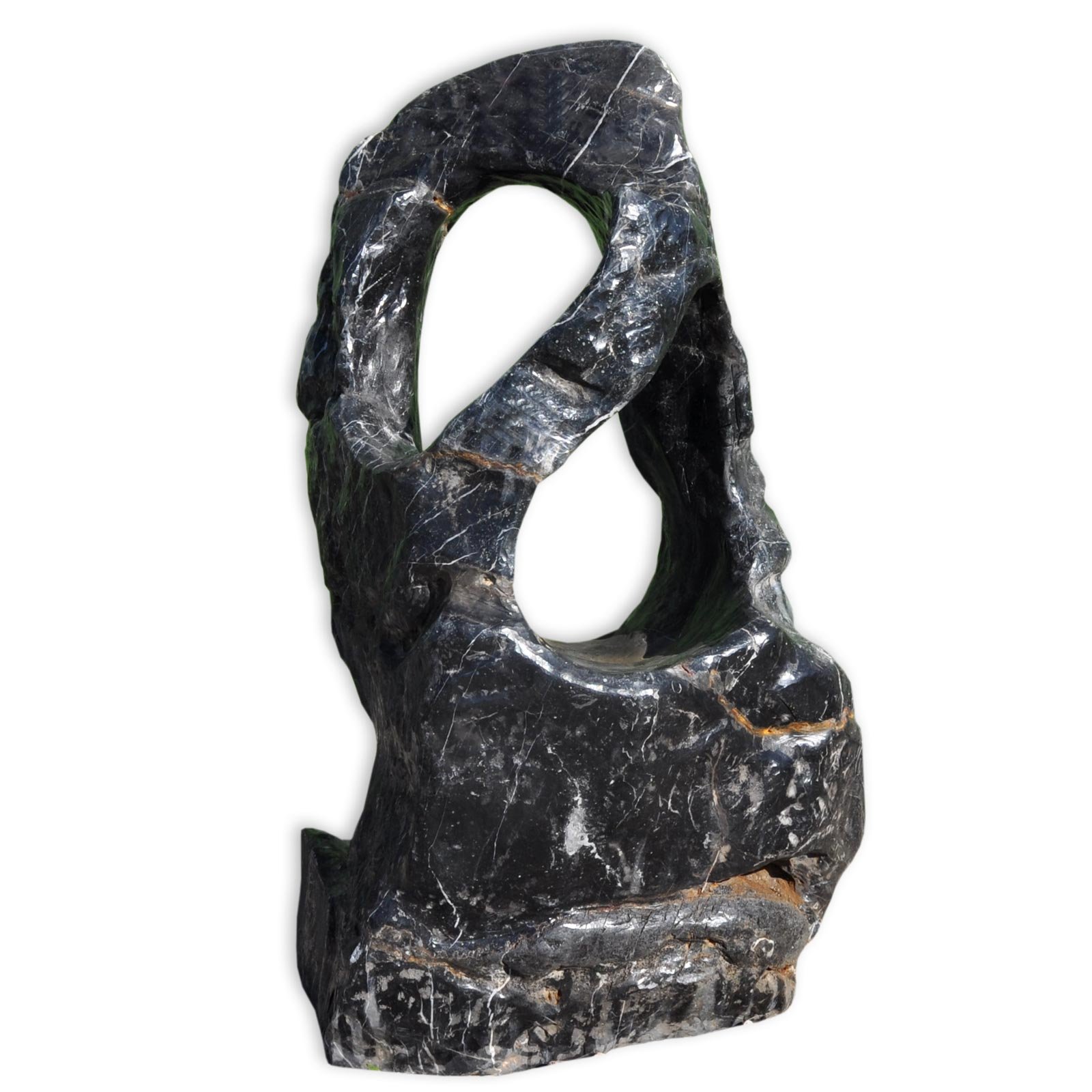 Ozeanfindling Findling Skulptur Naturstein Meeresgestein Gartendeko **Wundervoller Blickfang für Ihren Garten** Einzigartige Form Unikat Einzelstück 840 KG 115 cm HOCH
