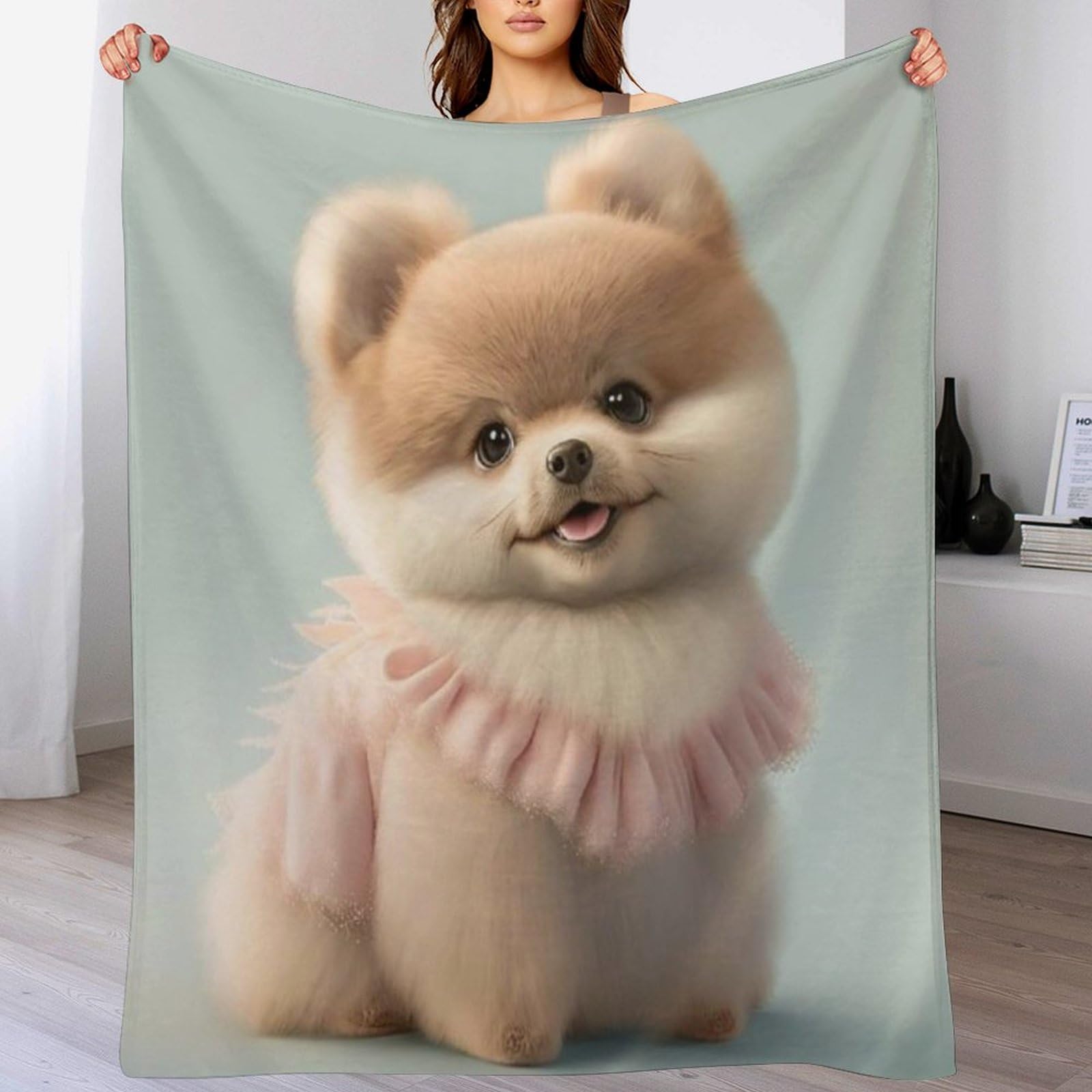 Couverture pour chien en flannel douce | Plaid polaire peluche 100x130cm