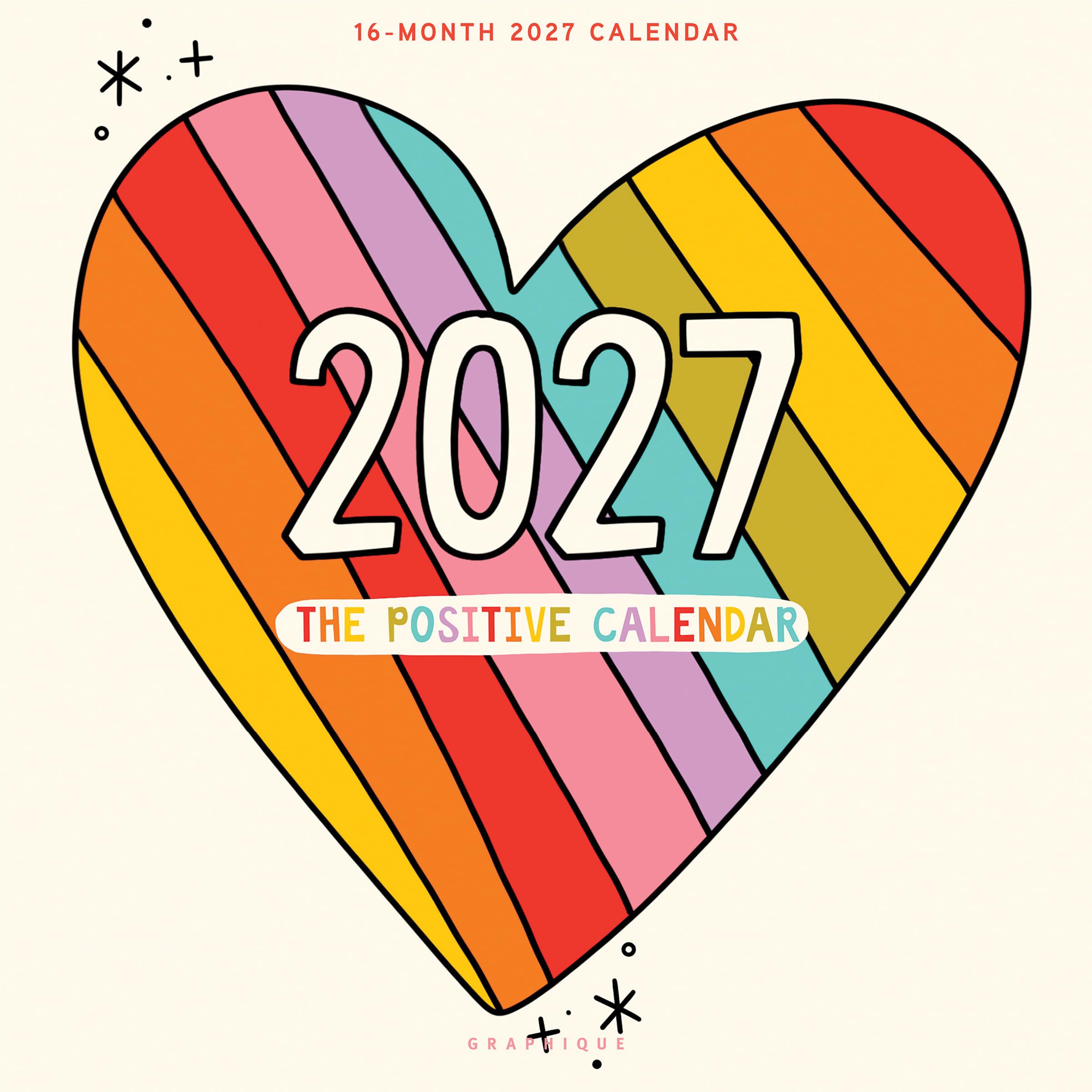 The Positive 2027 Wall Calendar, 30x30cm, 4 Month 2028 Preview Page โ image 1
