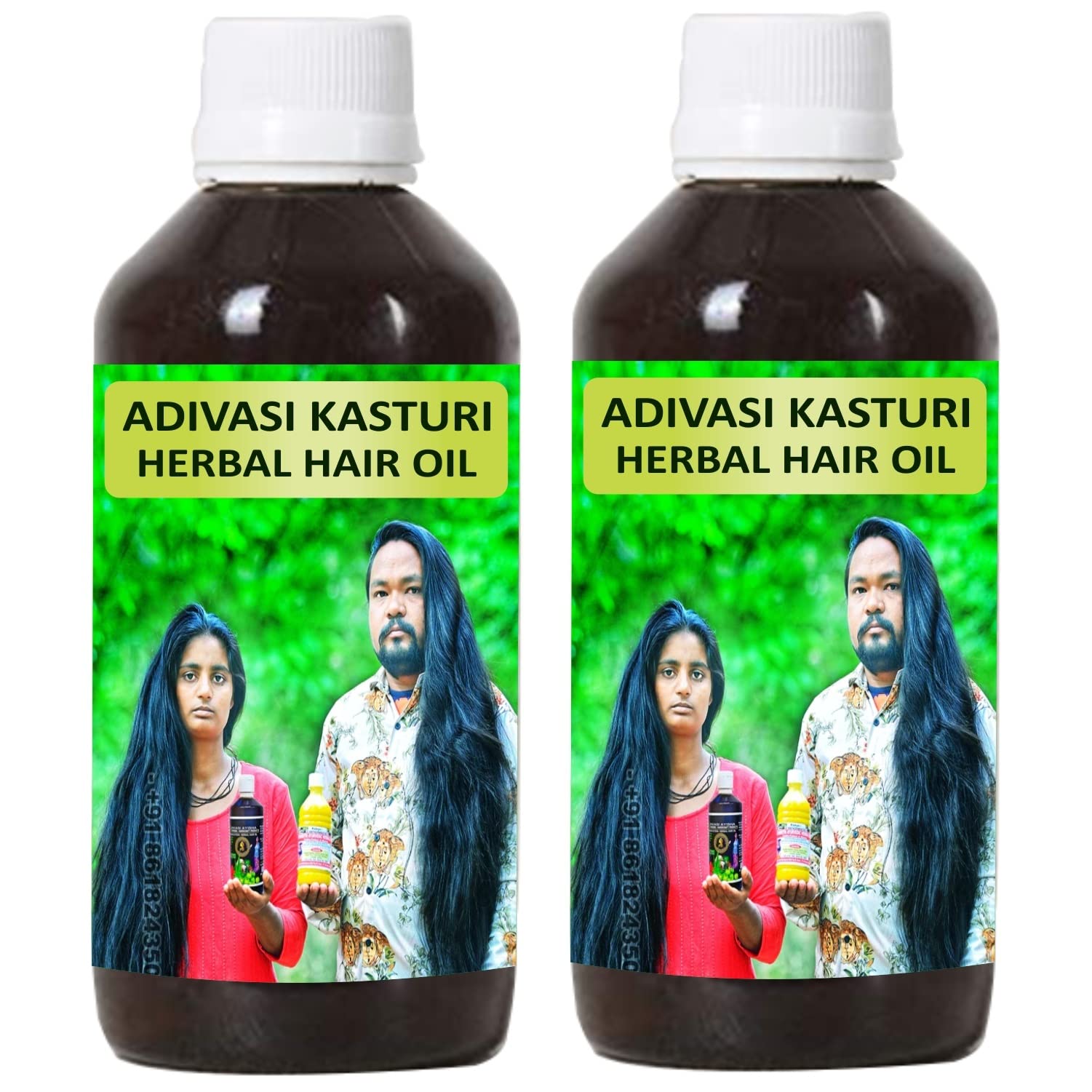 Donnara OrganicsKasturi Herbal Hair Oil For Faster Hair Growth Combo pack of 2 bottles of 50 ml(100 ML)