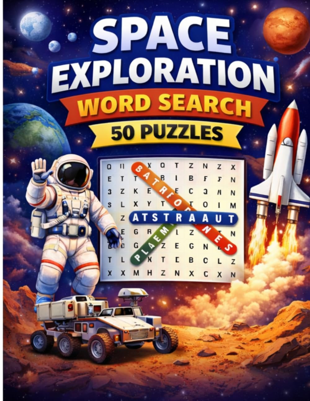 Space Exploration Word Search Puzzle
