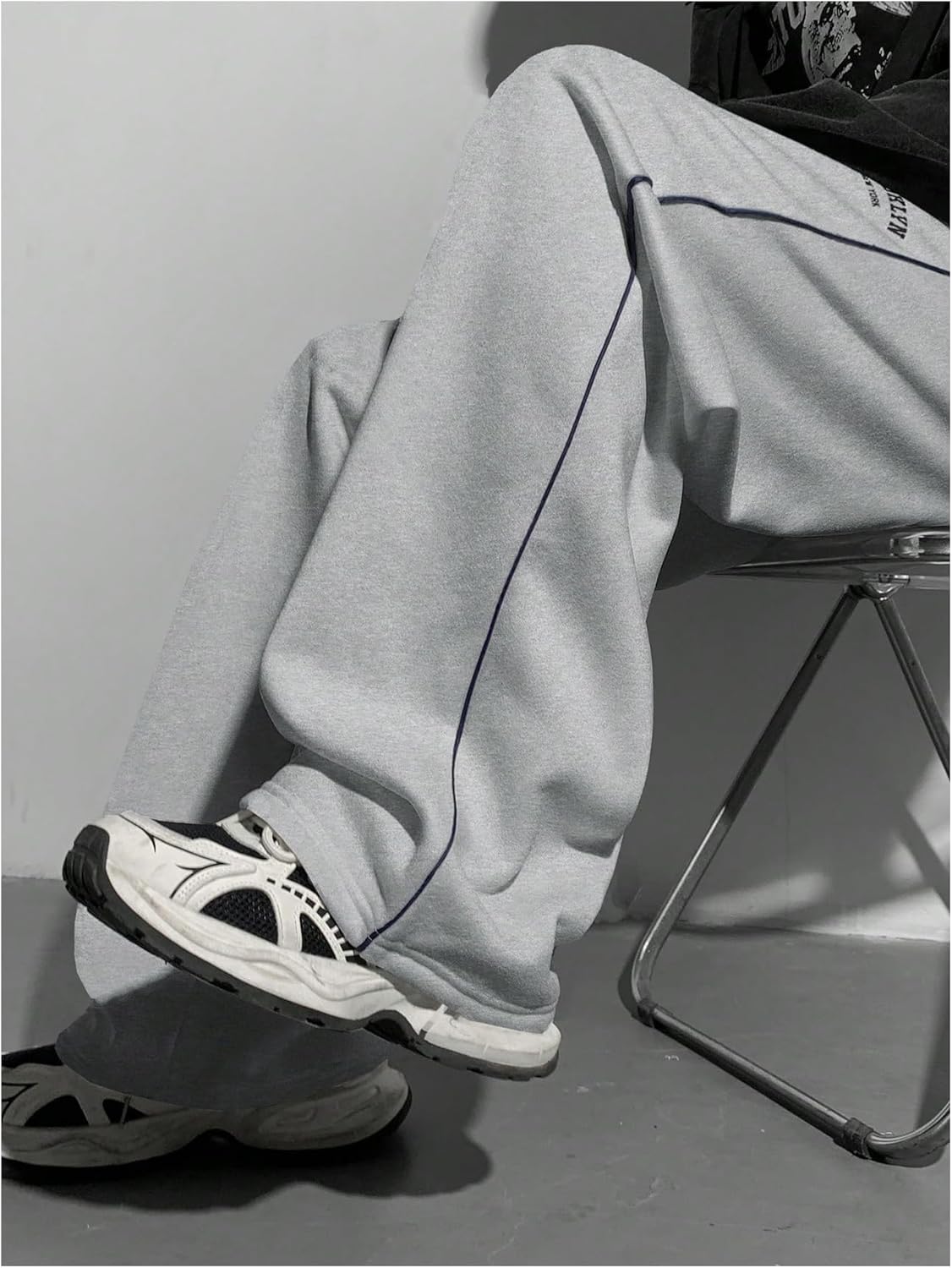 QJQ Boy's Wide Leg Elastic Sweatpants High Waisted Baggy Pants Streetwear Teen Joggers Trendy Trousers Streetwear 2026 - Image 5