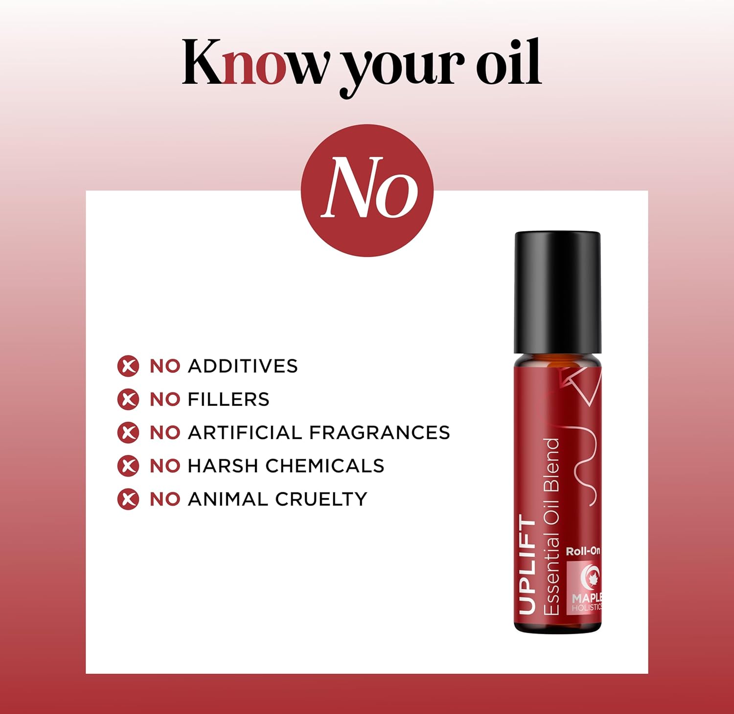 Uplift Essential Oil Roll On - Aromatherapy Essential Oil Roller with Lavender and Citrus Calming Essential Oils - Happy and Relaxing Essential Oil Blend with Orange Lemon & Grapefruit (1 Pack) - Image 3