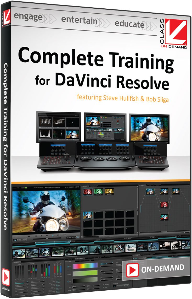 Class on Demand: Complete Training for DaVinci Resolve Online Streaming Training Tutorial