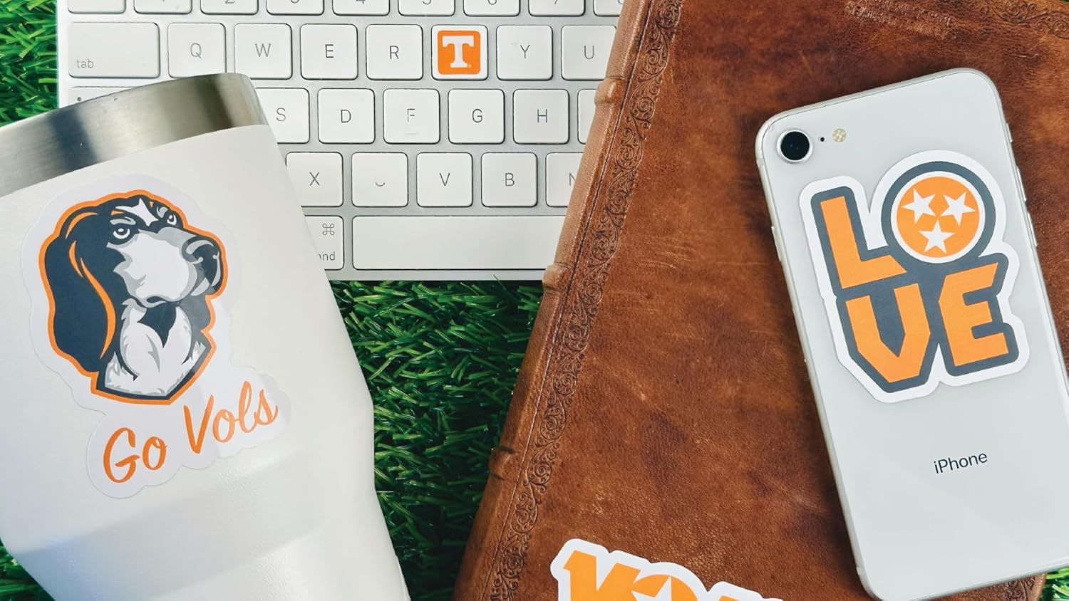 Tennessee Vols Stickers for Gift, Car, Water Bottle, Laptop, and Phone for UT Football Fans and University Graduates (Tennessee Volunteers) - Image 2