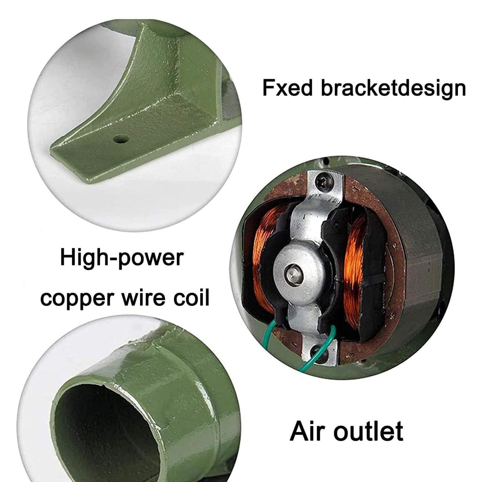 Blacksmith Forges Cooking BBQ Blower, wentylator do grilla odśrodkowego, kompaktowa i energooszczędna dmuchawa powietrza, z regulatorem (80 W)