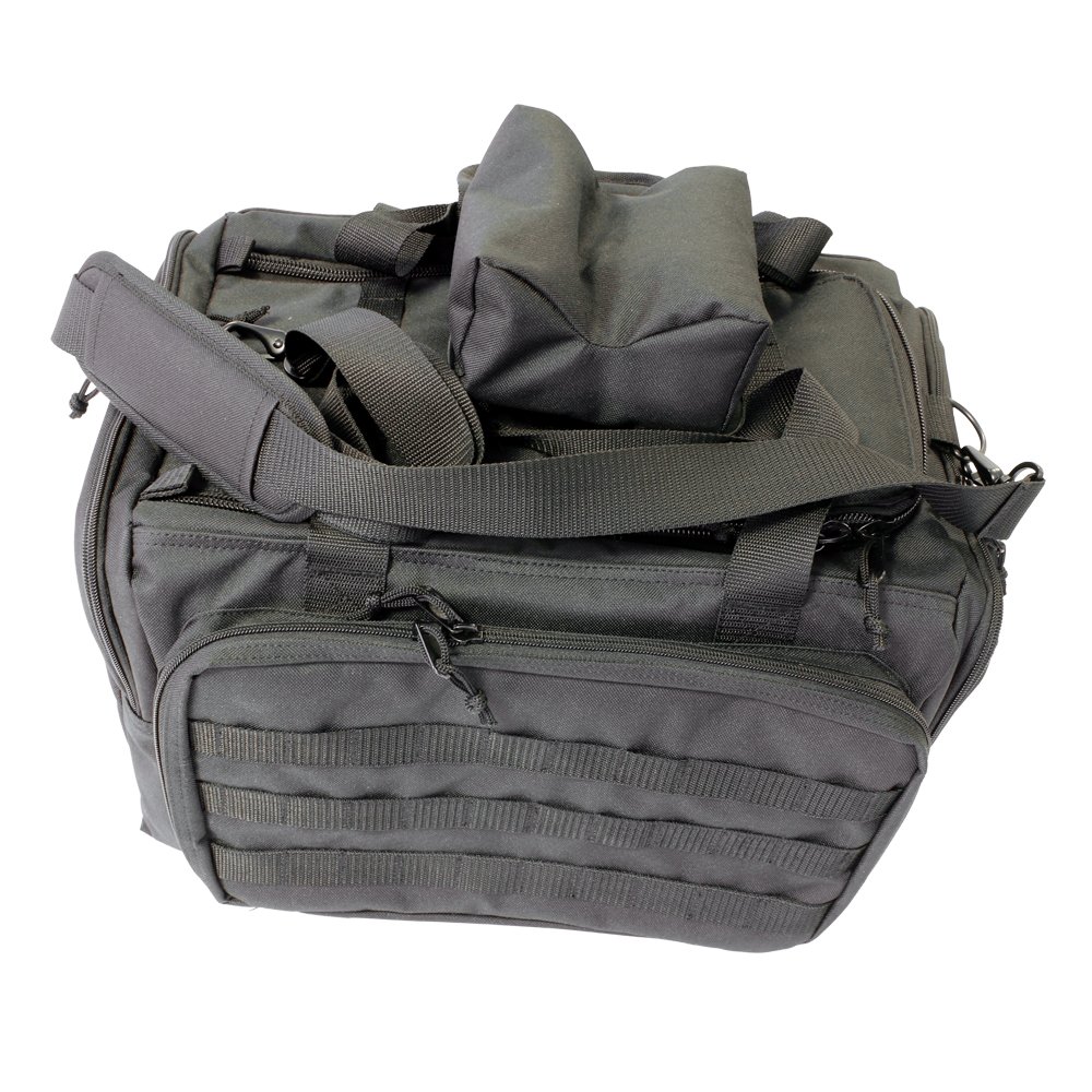 Birchwood Casey Deluxe Range Bag - Black Nylon with Rest