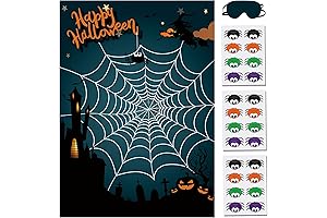 Pin The Spider on the Web: An Exhilarating Halloween Surprise!