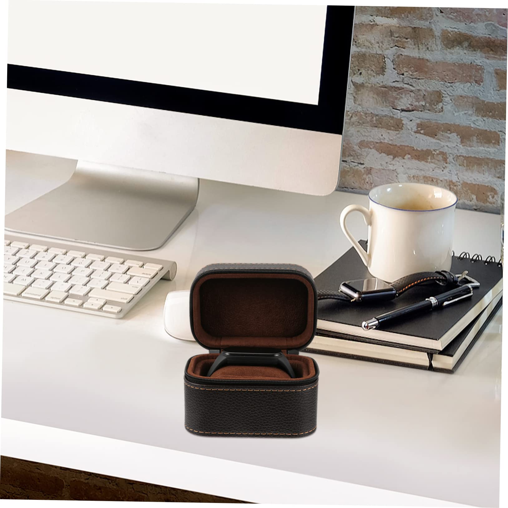Uhrenbox Aus Leder Mit Reißverschluss Wasserdichtes Uhrengehäuse Organizer Für Uhrensammlung Tragbare Uhrentasche Für Reise Oder Schminktisch