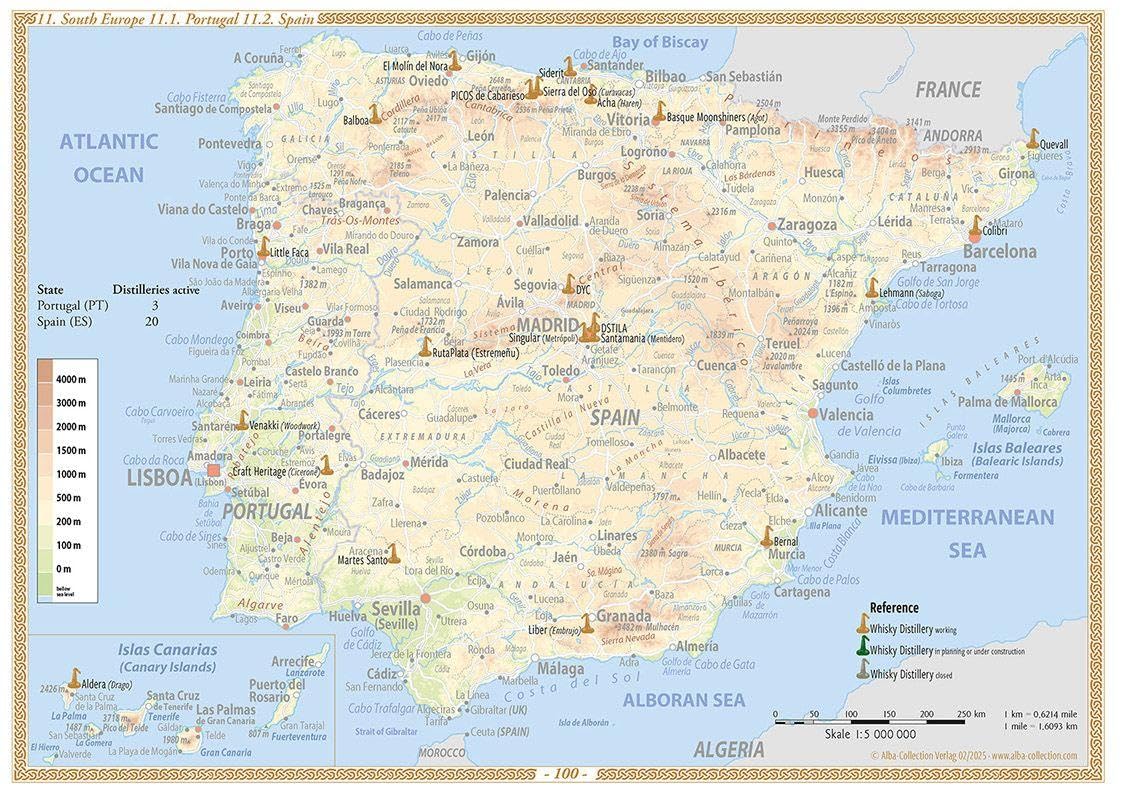 Whisky Atlas Europe 2025: Whisky Distilleries in Europe