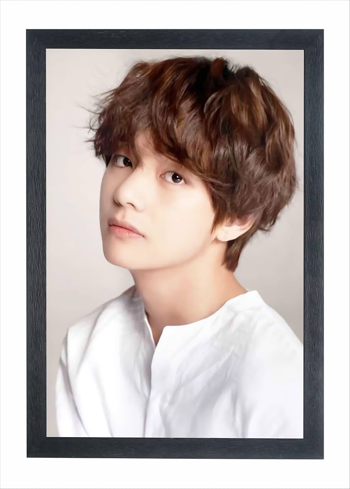 Devatwal BTS Kim Taehyung Photo Frame For Wall Mounted Painting