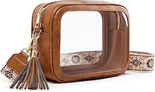 Miniatura 9 de Bolsa transparente para eventos en estadios, bolsa transparente aprobada para estadios, bolsa cruzada para conciertos, deportes, festivales,