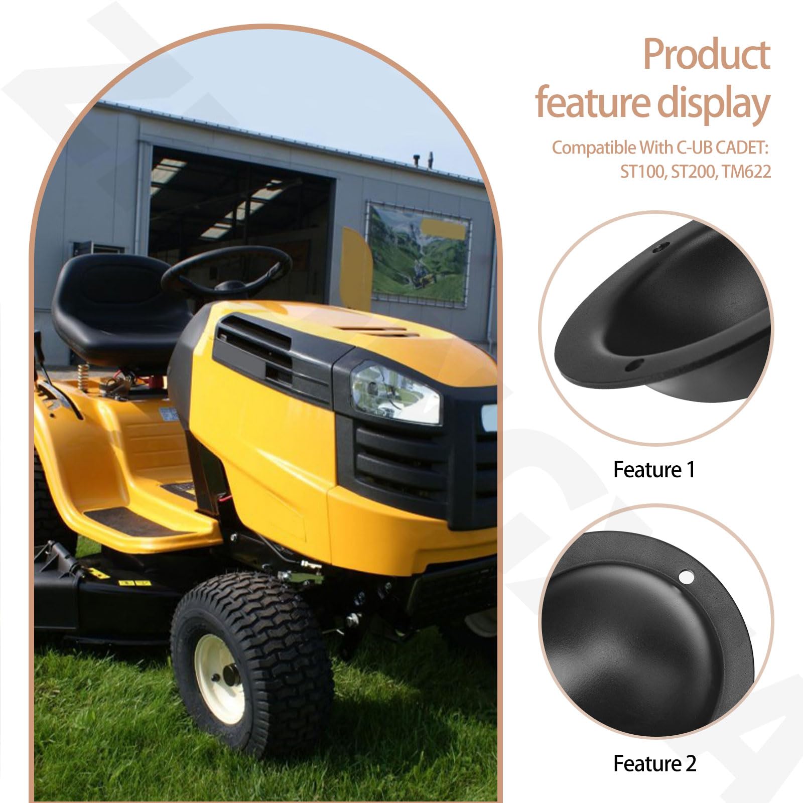 Amazon.com: 982-0143A Skid Assembly Compatible With Cub Cadet WST