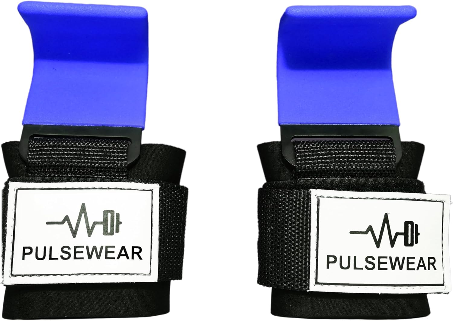 IronClad Heavy Duty Weight Lifting Hooks – Steel Wrist Straps for Maximum Grip Support in Deadlifts, Rows & Pull Exercises | For Men & Women Blue - Image 1 of 3