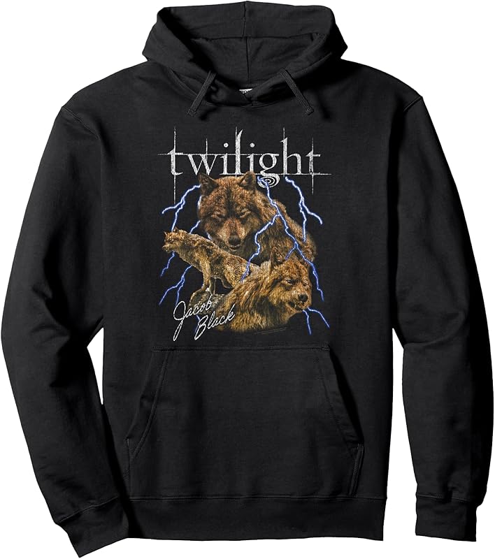 Twilight Saga Jacob Black Three Wolf Moon Werewolf Movie Pullover Hoodie Design By Eglobaltime