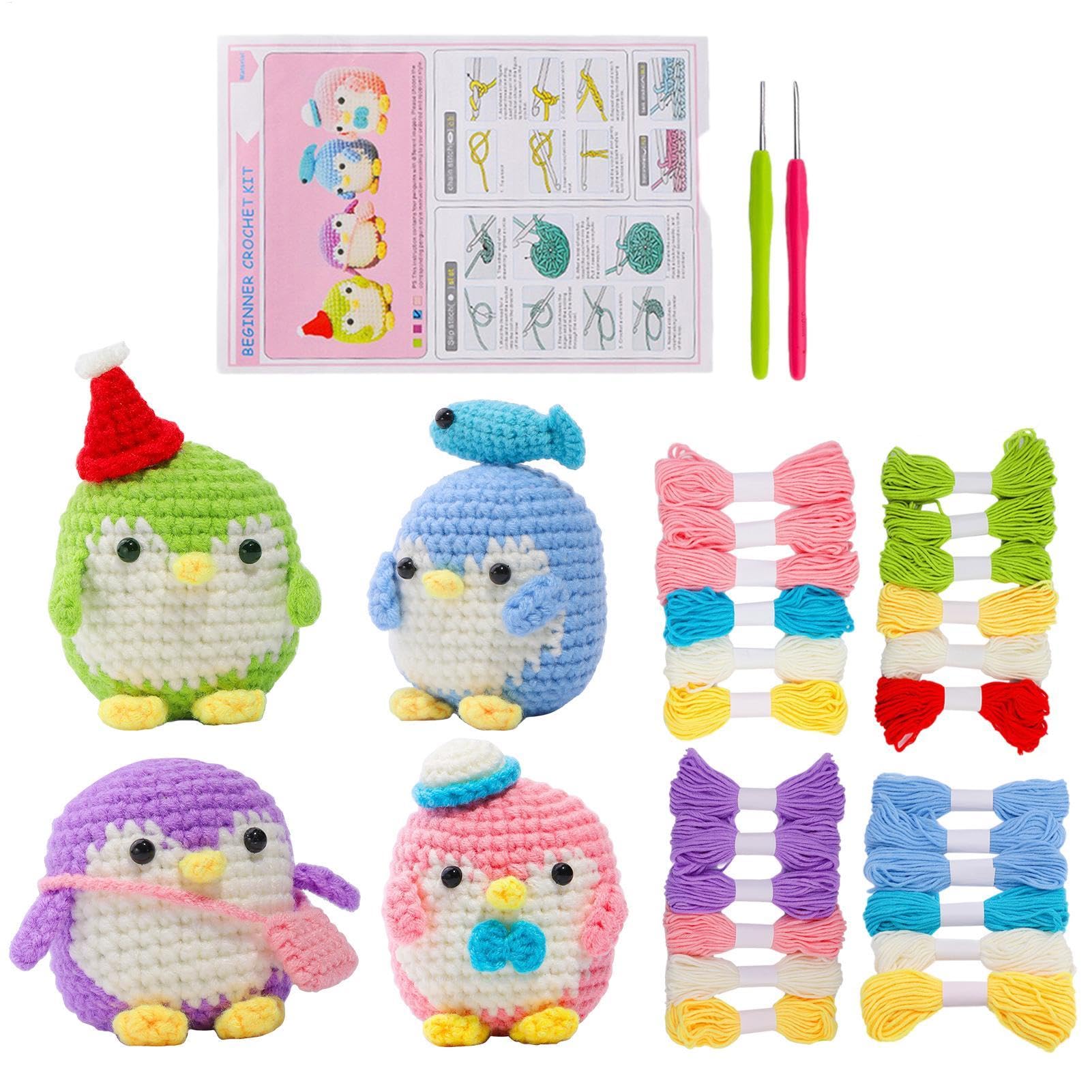Amazon.co.jp: 編み物キット 初心者 かぎ針編み あみぐるみかぎ針編み