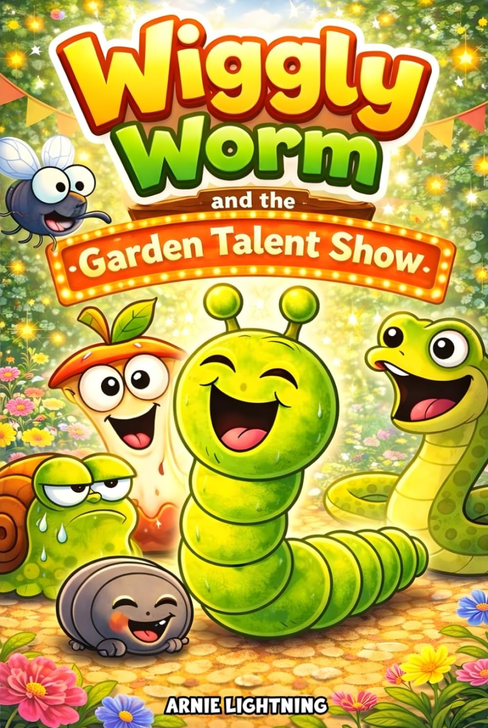 Wiggly Worm and the Garden Talent Show: 8 Funny Garden Stories About Friendship, Confidence, and Big Giggles for Kids Ages 4–8 (Wiggly the Worm)