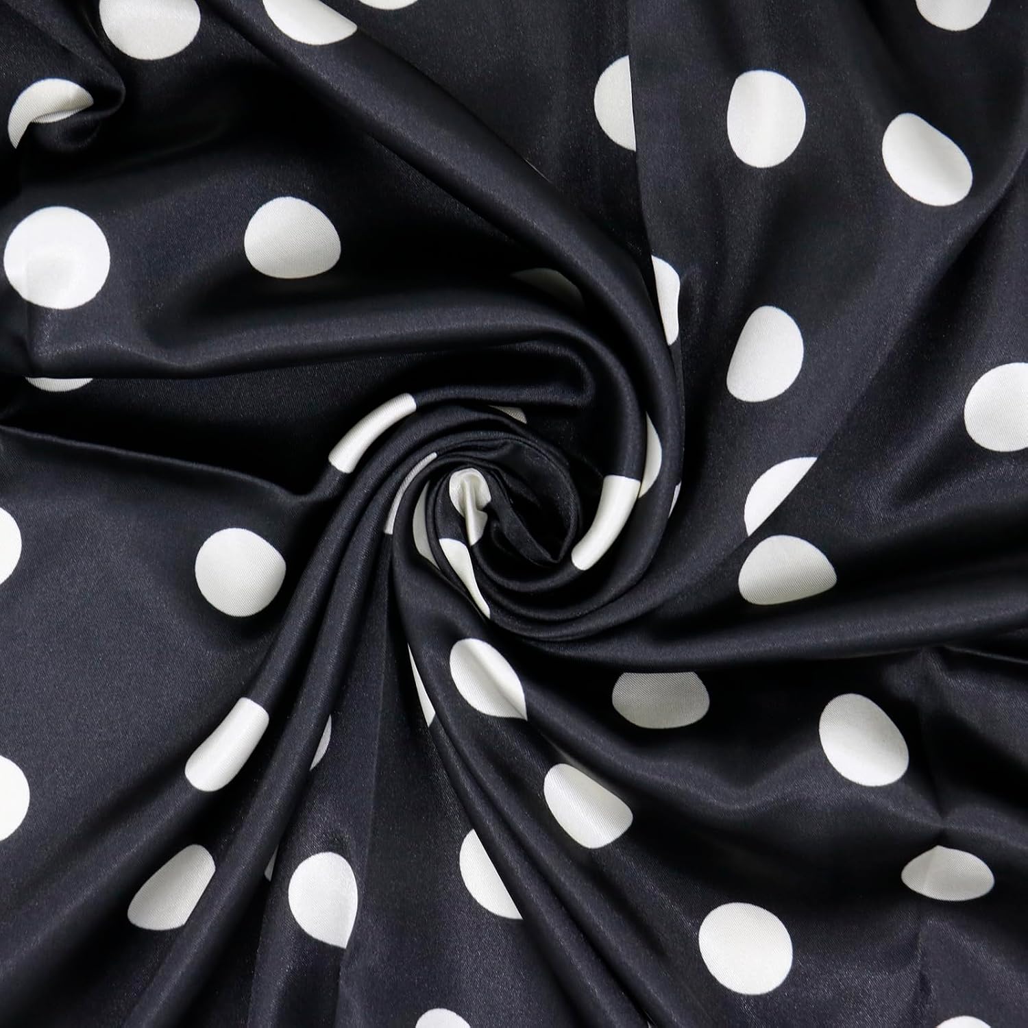 vimate 35" Square Silk Like Head Scarf - Women's Fashion Silk Feeling Scarf for Hair Wrapping and Sleeping at Night. image 5