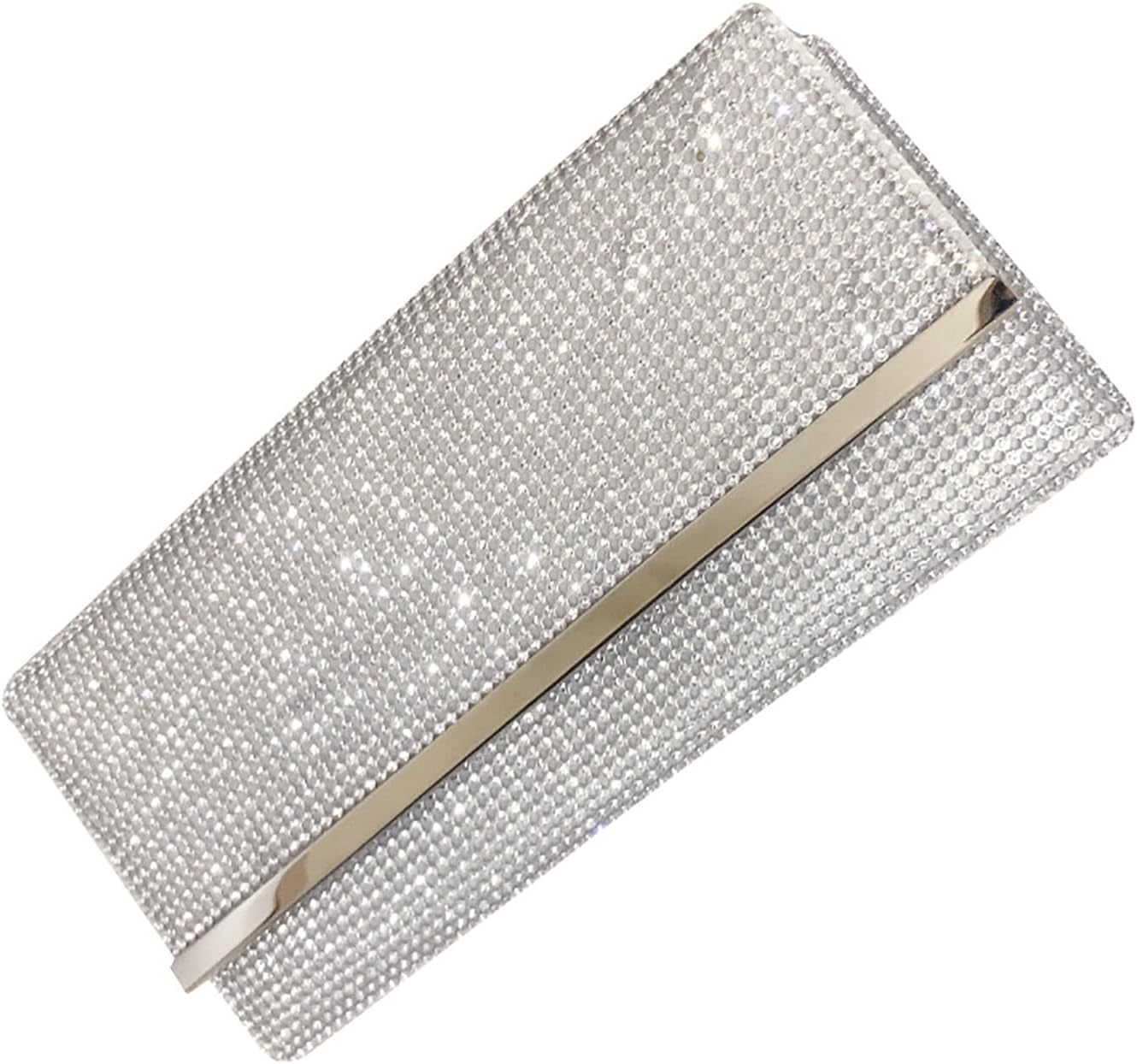 Women's Satin Purse Ruched Evening Clutch Handbags for Women Formal Party Shoulder Bag