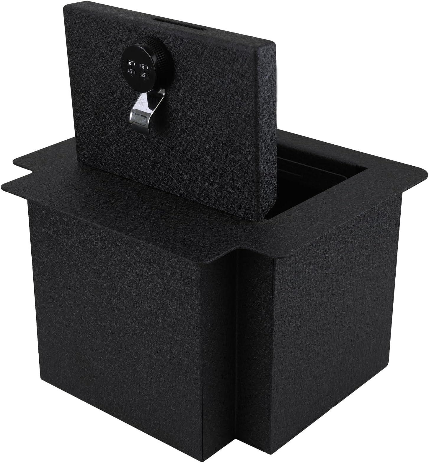 JIKE Center Console Gun Safe - Console Gun Vault Compatible with Chevrolet Suburban/Tahoe 2021-2025, for GMC Yukon 2021-2025, High Security Armrest Lock Box with 4-digit Lock