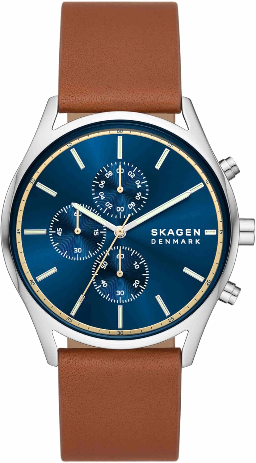Skagen Holst Men’s Watch with Stainless Steel Mesh or