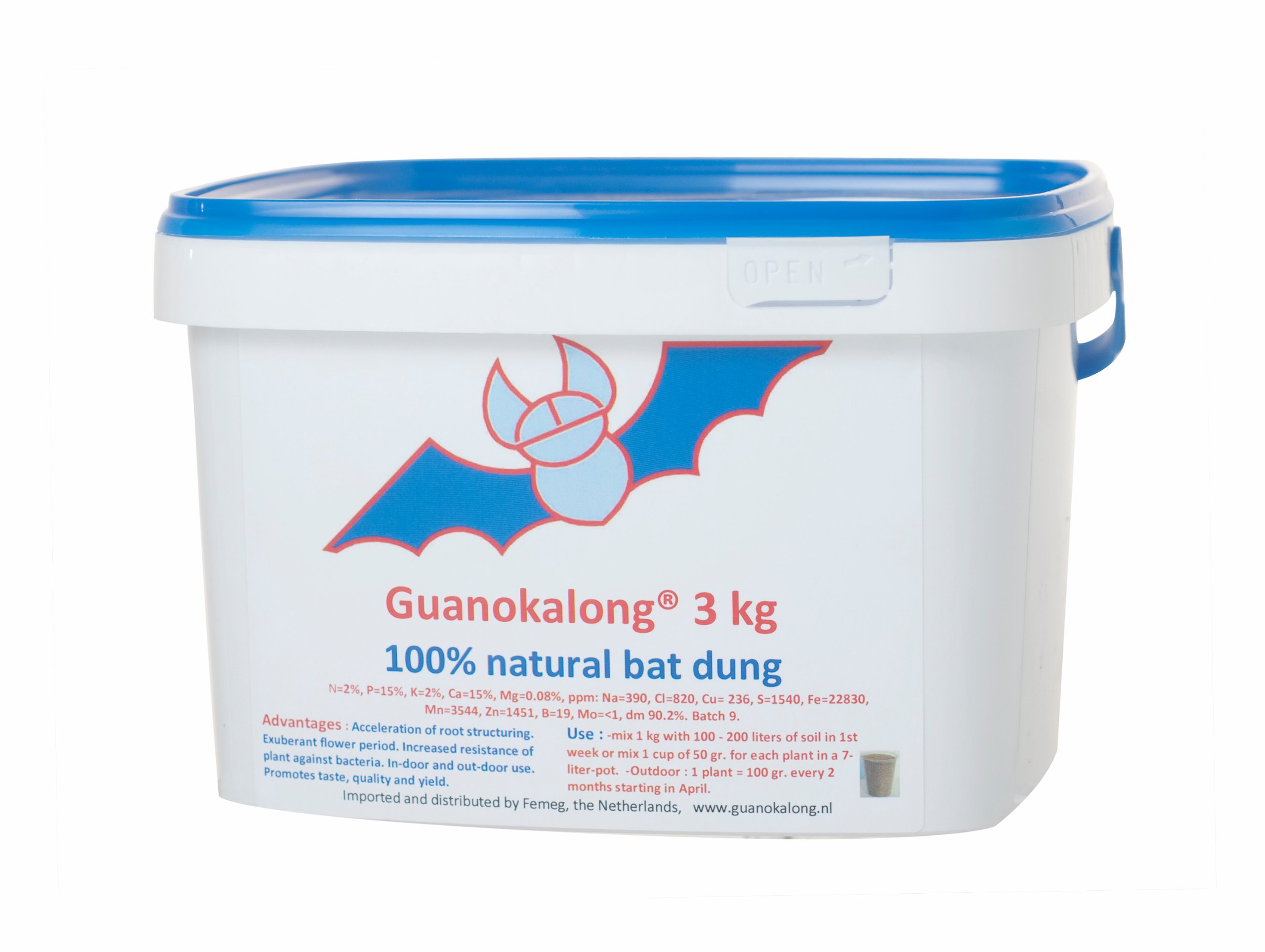 Guanokalong Pulver 3kg Dnger Pflanzennahrung Dung Grow : Amazon.de: Garten