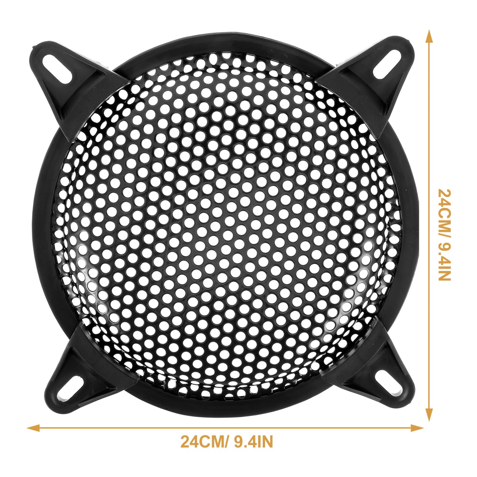 VICASKY 2pcs Car Speaker Grille Cover Compatible Subwoofer Speakers Easy Installation for Automotive Mesh Design