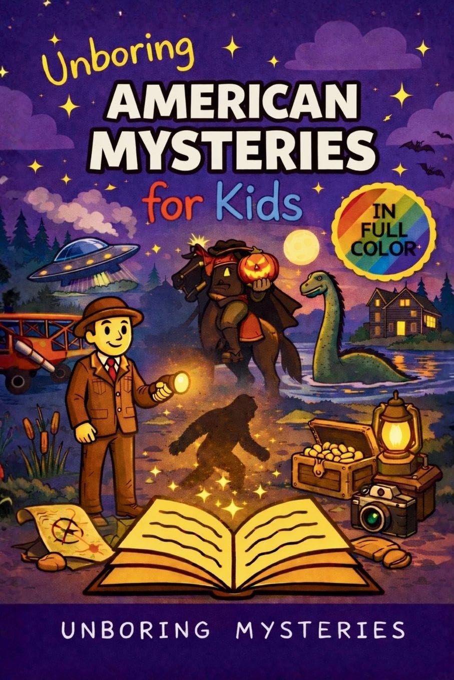 Unboring American Mysteries for Kids: Funny, Fascinating Guide to the Strangest True American Mysteries, Shocking Truths, and Unexplained Events: 2 (History Mysteries for Kids)
