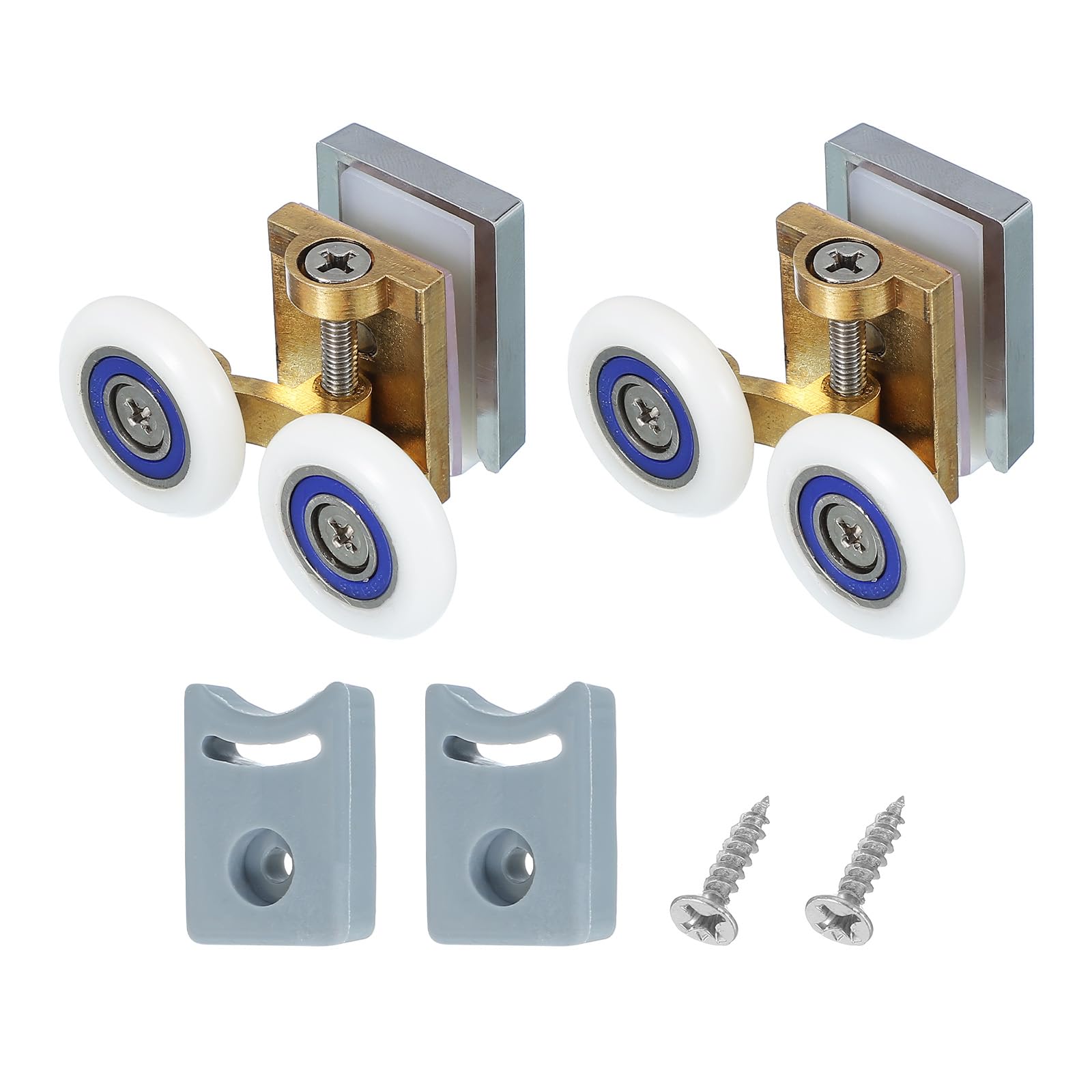 Roulettes de douche 26mm uxcell en cuivre pour réparer une porte coincée