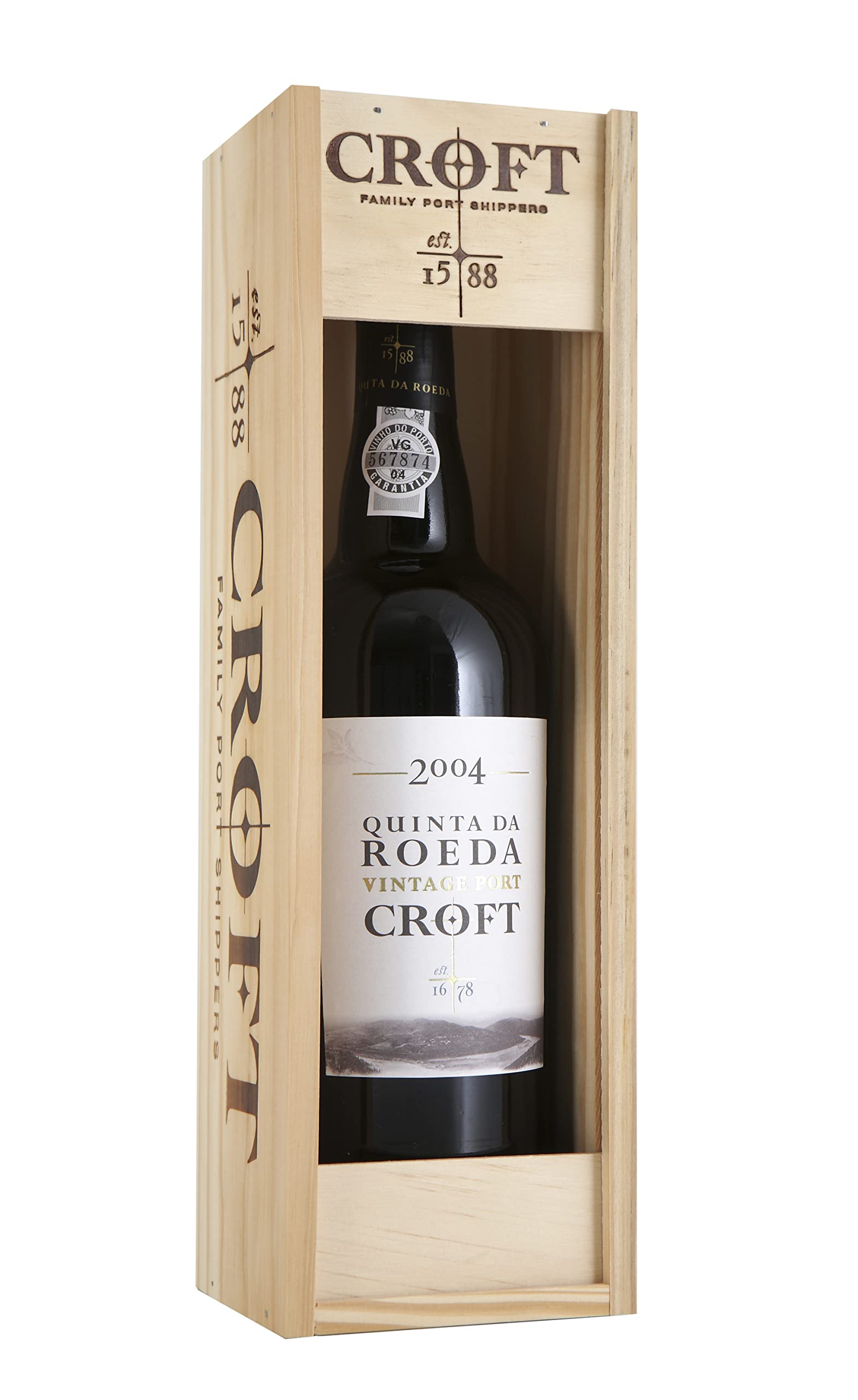 Croft Quinta Da Roeda Port Wine in Wooden Gift Box | 75 cl