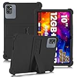 ATOOZ for Winsing T30W Tablet Case 10.1 inch 2025,Soft Silicone Kids Case for Winsing 10 inch/TabneraX UTbook 10.1 inch Tablet with Stand (Black)