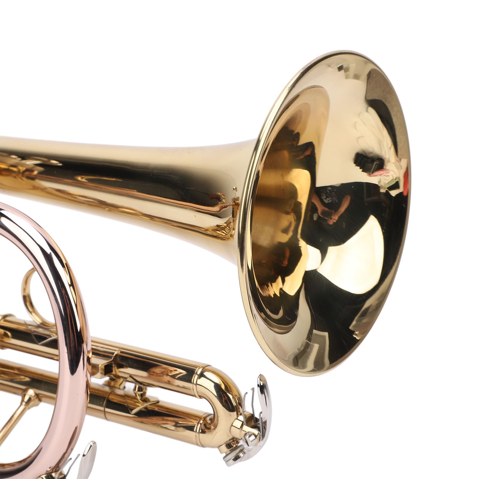 Set Tromba Sib, Trombe Principiante Studente Avanzato Con Scatola Per Tromba Panno Per Pulizia Tracolle Bocchino, Strumento Orchestrale Tromba D'oro Per Principianti