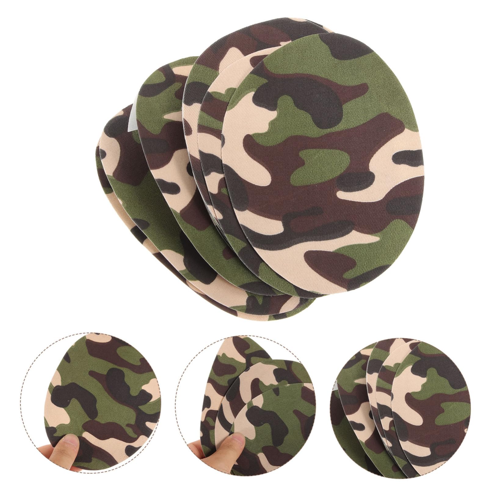 5 Sätze Stoffpatch Stitsch Утюг Aufbügelpatches Kleidungslöcher Bügeln Flicken Für Outdoor-kleidung Tarnfleck Camouflage-kleidungsflicken Flicken Zum Nähen Polyester 10 Stück * 5