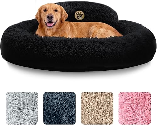 Miniatura 26 de PetJett Cama Calmante para Perros Pequeños - Camas Redondas para Perros de 23'', Cama Antideslizante y Lavable para Cachorros - Cama para Mascotas