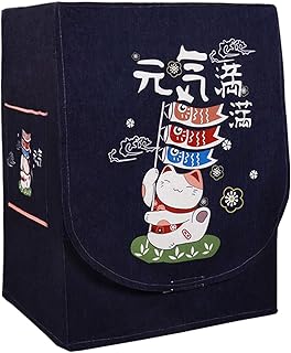 GMLT Pokrowiec na pralkę, wygodna bawełna i len tkanina na zewnątrz pokrowiec na pralkę pasuje do większości pralek i suszarek ładowanych od przodu, 60 * 85 cm (rozmiar: średni)