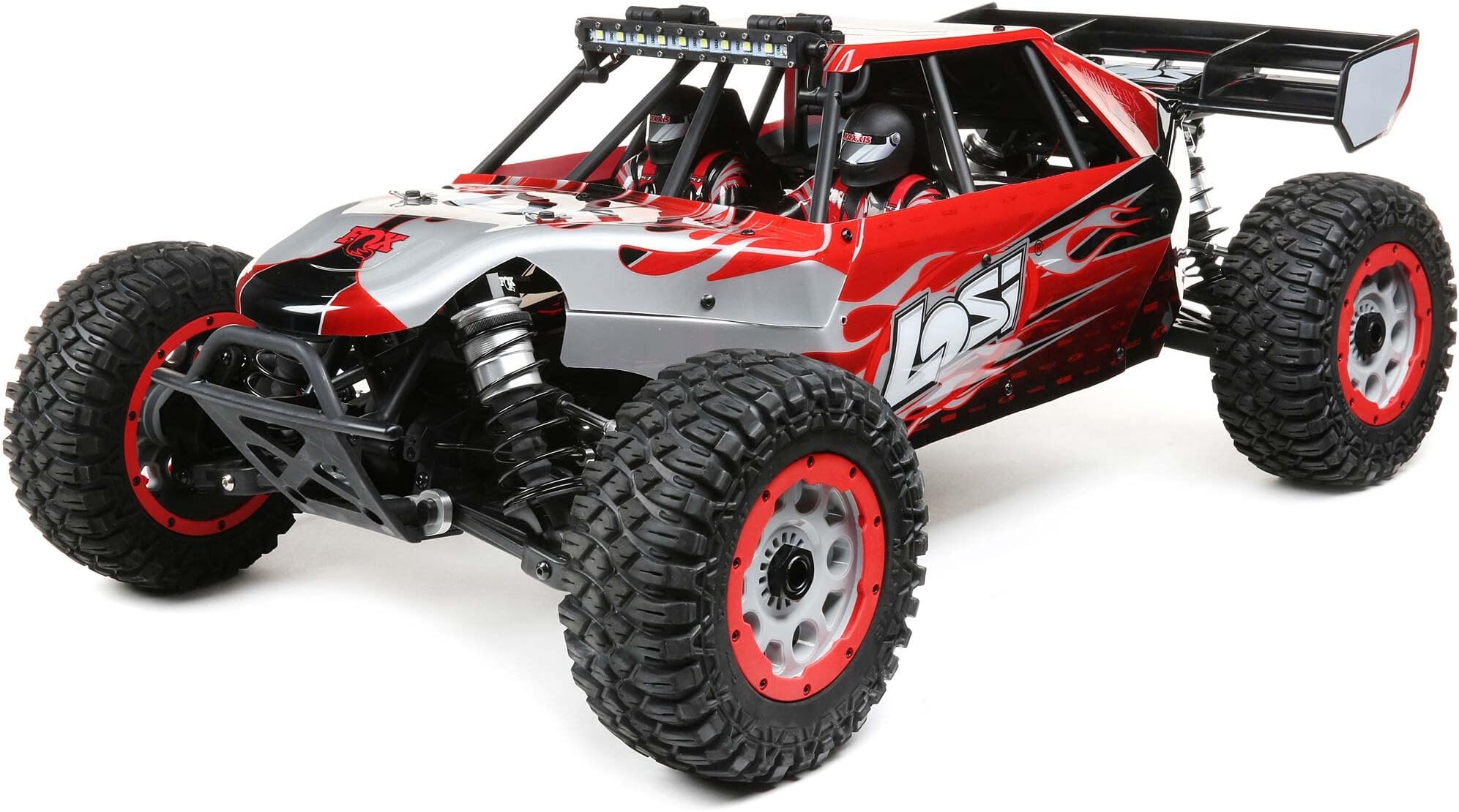 Losi RC Truck 1/5 DBXL-E 2.0 4 Wheel Drive Desert Buggy Brushless RTR Battery and Charger Not Included with Smart LOS05020V2T2