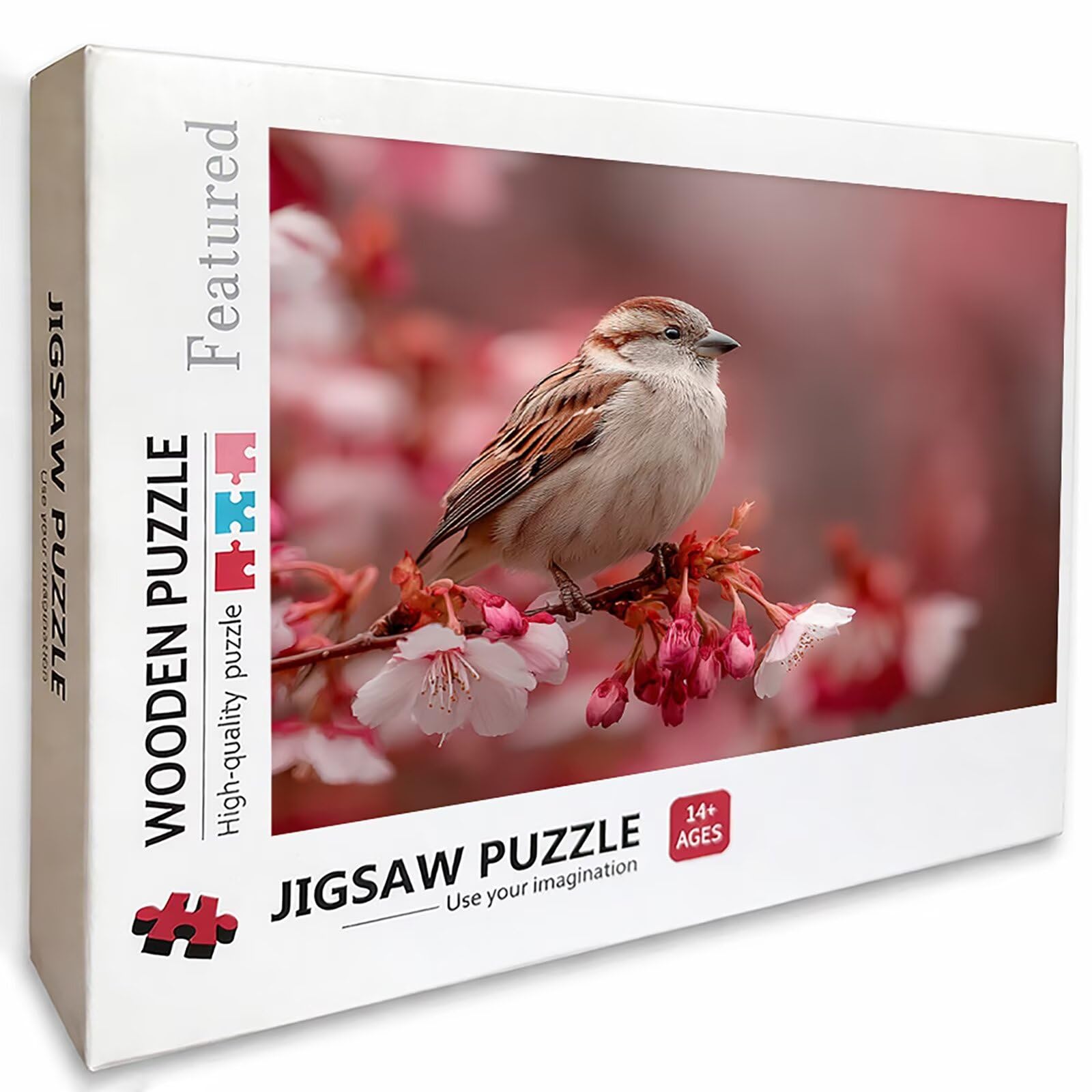Puzzle 5000 elementów dla dorosłych, różowe, drewniane puzzle, 155 x 104 cm, części ściśle do siebie pasują, dla mężczyzn, kobiet, starszych seniorów, relaks i odstresowanie, letnie prezenty