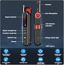 DHARM IMPEX Hidden Camera Detector Device- Pocket Sized Anti Spy Camera Detector, Listening Device GPS Tracker Detector, 5 Levels Sensitivity Adjustable 4 Professional Modes gallery image