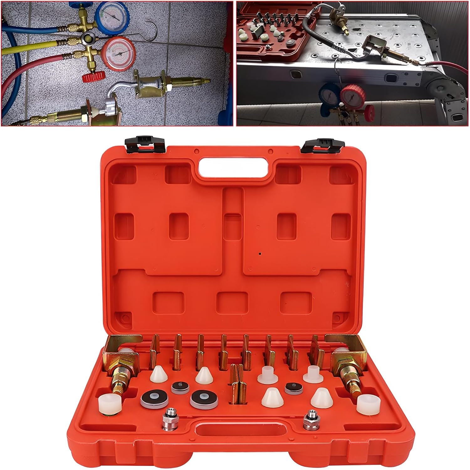 26-Piece Automotive A/C Leak Detector Tool Kit, Universal Fit