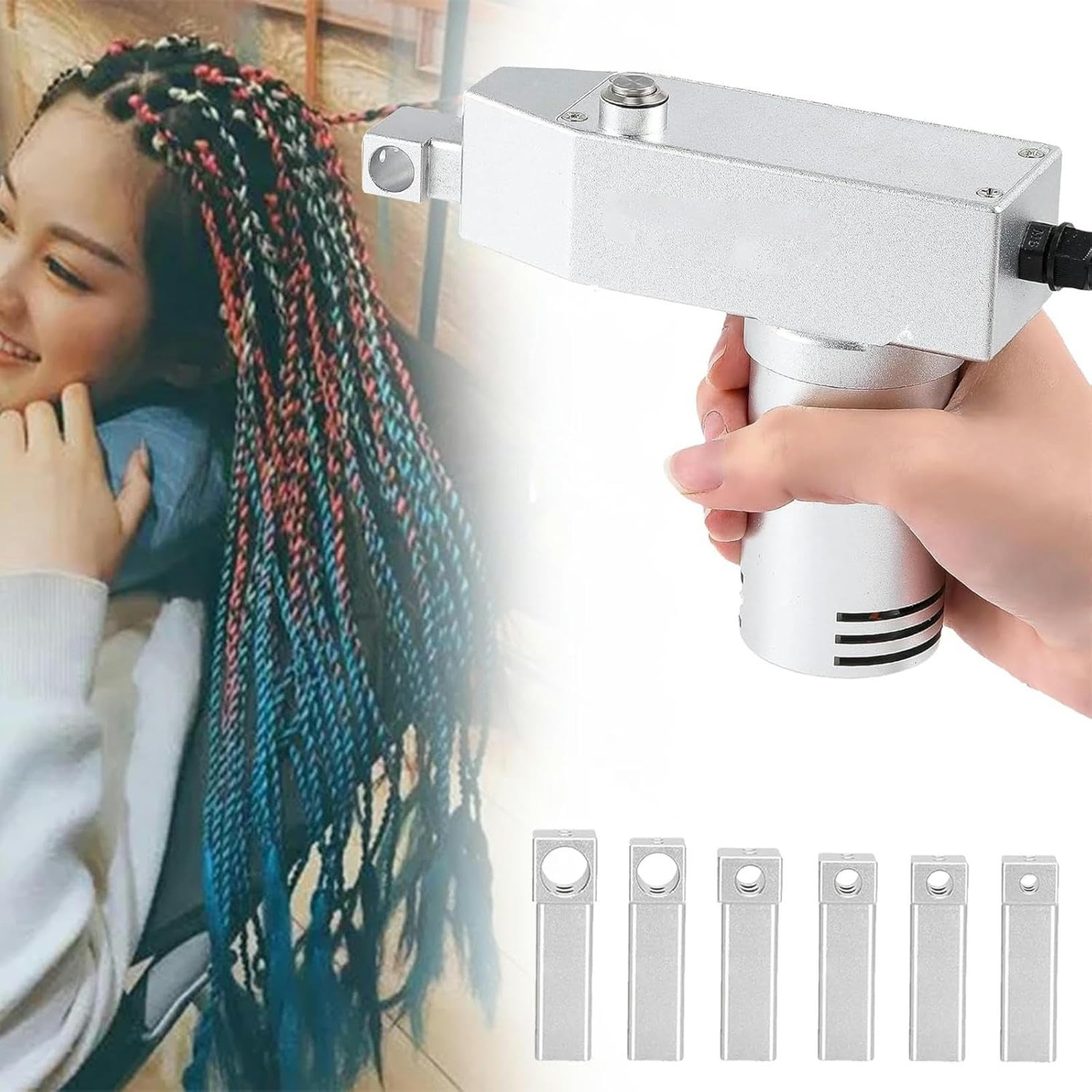 Machine de fabrication de dreadlocks pour un tressage autonome salon