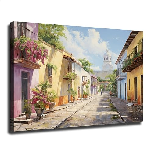 Miniatura 2 de Póster de pintura al óleo del palacio de arte de Santo Domingo, lienzo moderno, decoración de pared, póster estético para el hogar, sala de estar,