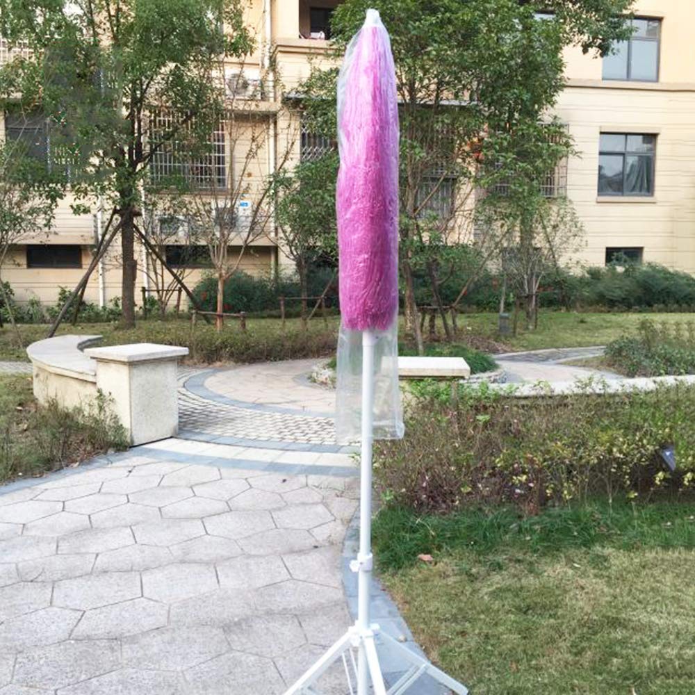 Parasol ogrodowy, parasol ogrodowy na zewnątrz | Krzywizna powierzchni parasola 1,6 m | Różowy parasol ze słomy imitującej PP | Wysokie 2m | - dla balkonu/taras,