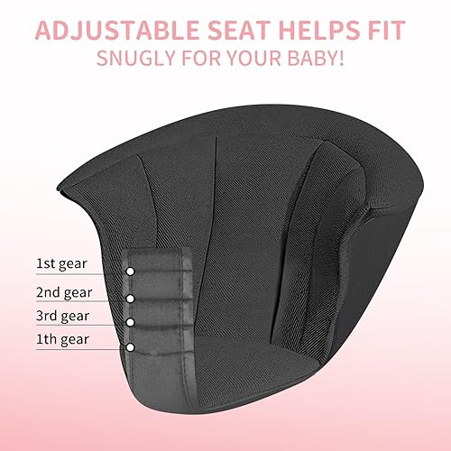 Miniatura 4 de Andador de bebé con ruedas, centro de actividades con ruedas silenciosas, antideslizante, 5 posiciones de altura ajustable, plegable, andador para