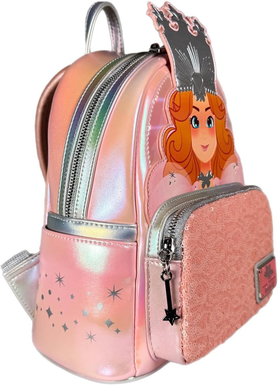 Loungefly WOZ Glinda the Good Witch Cosplay Mini Backpack