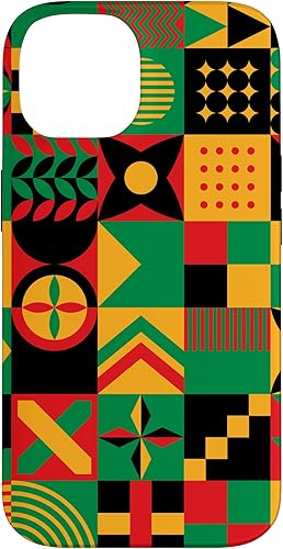 Miniatura 4 de Funda para iPhone 14 Pro Max con patrón tribal africano orgullo afroamericano historia negra