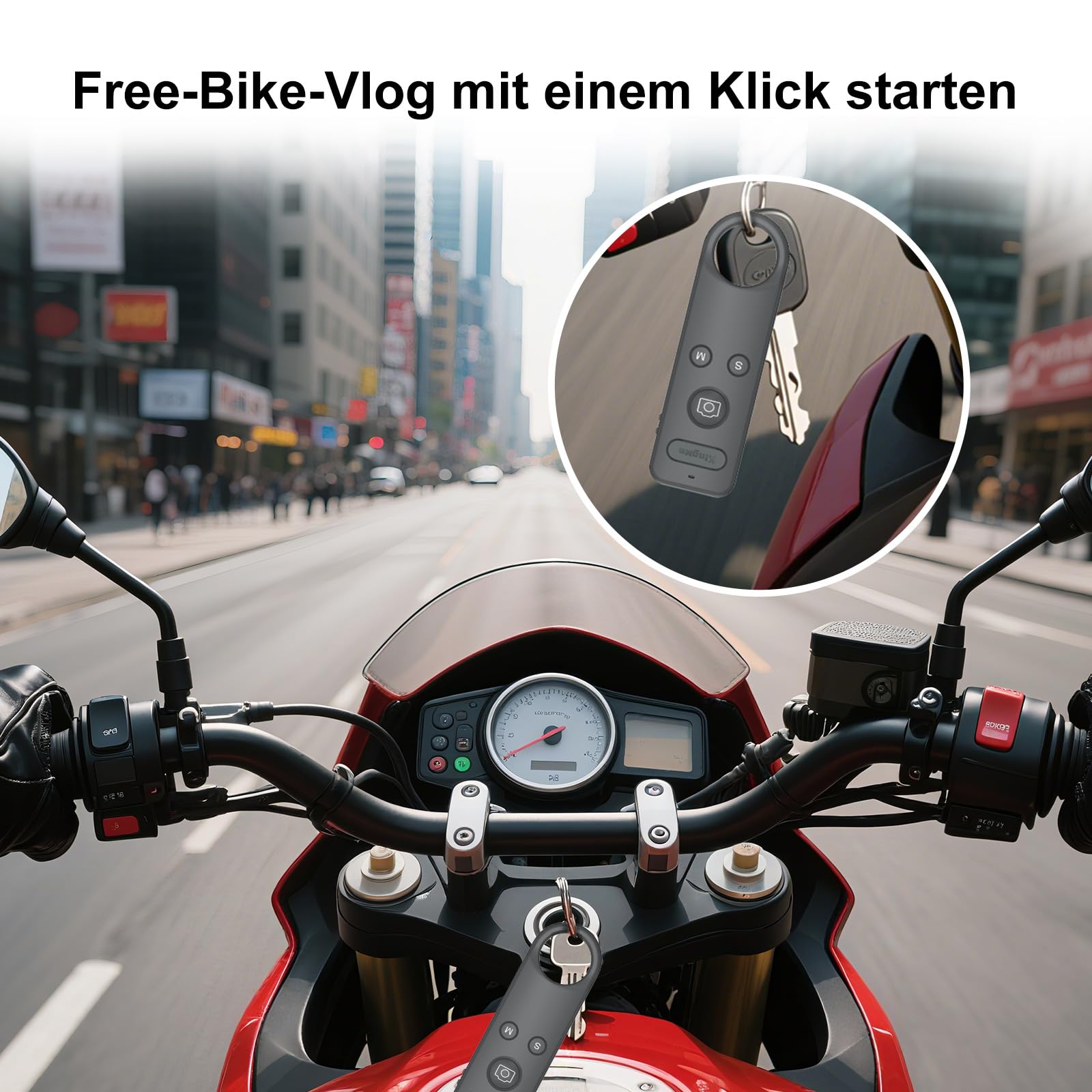Kamera-Fernbedienung für DJI Osmo Action 6, drahtlose Sportkamera-Fernbedienung kompatibel mit DJI Action5 Pro/Osmo 360 15m(49ft) Long Range Shooting Action4 Sportkamera Zubehör