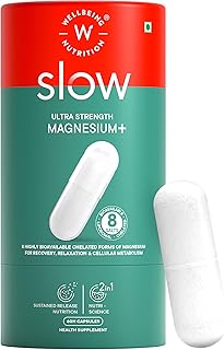 Wellbeing Nutrition Ultra Strength Magnesium+ 2000 mg 8 Chelated Salts Liposomal Magnesium Bisglycinate, Citrate, Threonate For Sleep, Mood, Metabolism, Brain, Bone & Gut Health 60 Capsules