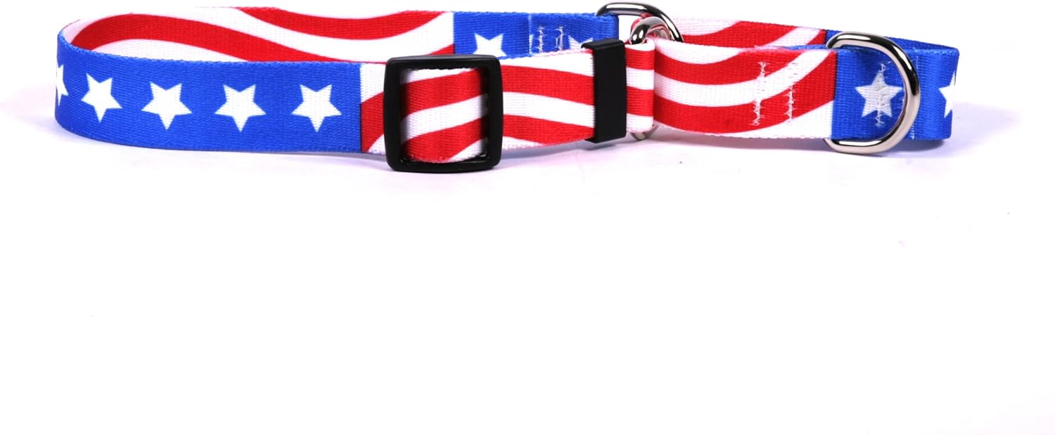 Tartan Pink Martingale Control Dog Collar - Size Large 26" Long